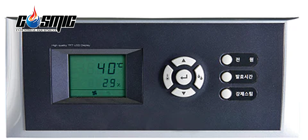 màn hình LCD giúp điều khiển độ ẩm nhiệt độ dễ dàng