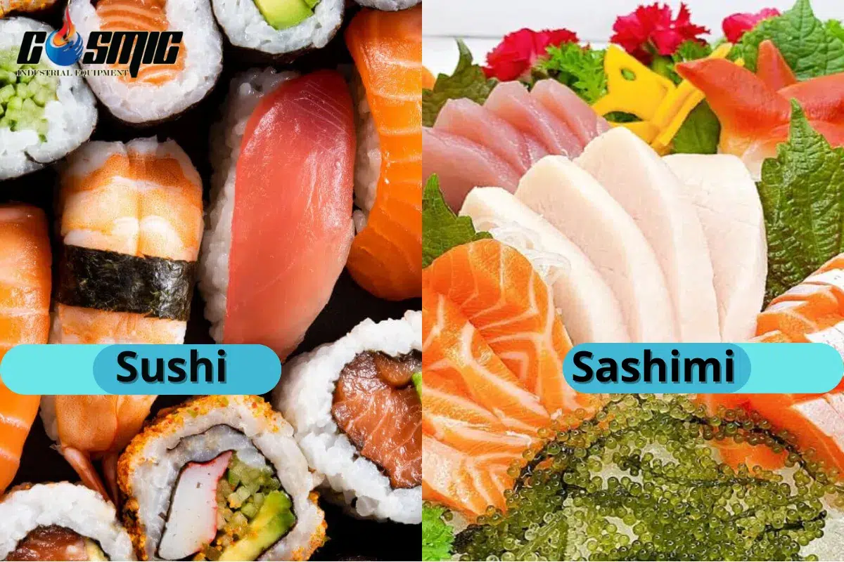 điểm khác biệt chính giữa sushi và sashimi