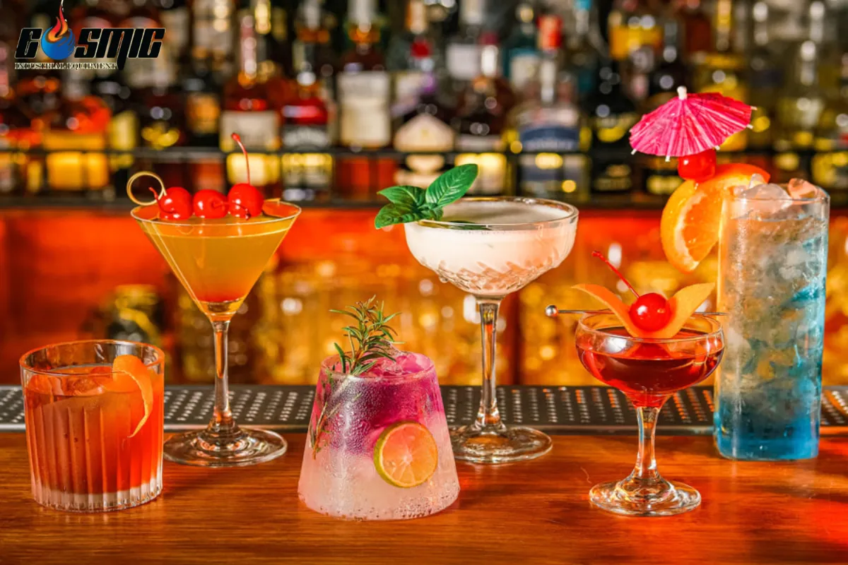 Đá bán nguyệt cũng rất phổ biến trong việc làm lạnh cocktail và đồ uống có hương vị đặc biệt