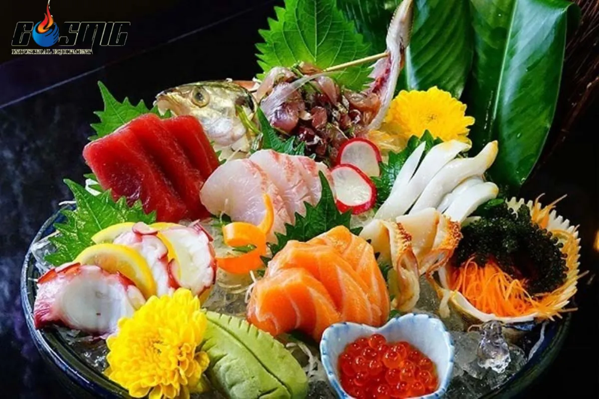 Sashimi có màu sắc bắt mắt từ đồ sống 