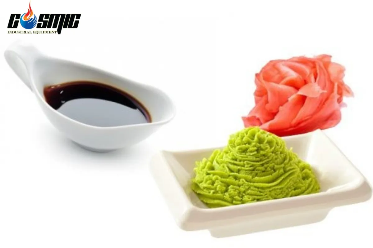 Nước chấm và Wasabi