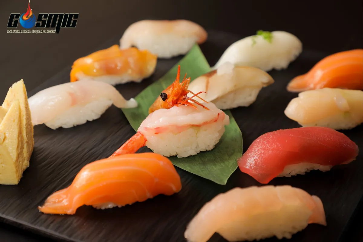 Sushi thường được chế biến cầu kì hơn một chút