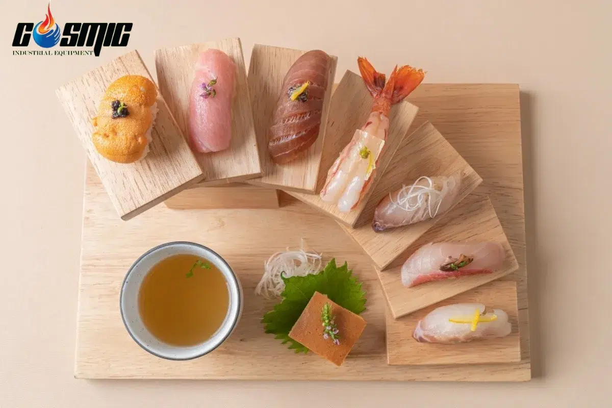 Gợi ý thứ tự ăn Sushi