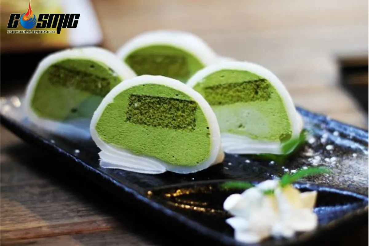 Bánh trung thu mochi trà xanh kiểu Nhật