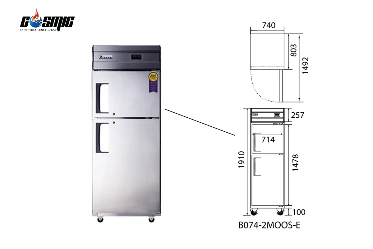 Cấu tạo và kích thước của B074-2MOOS-E