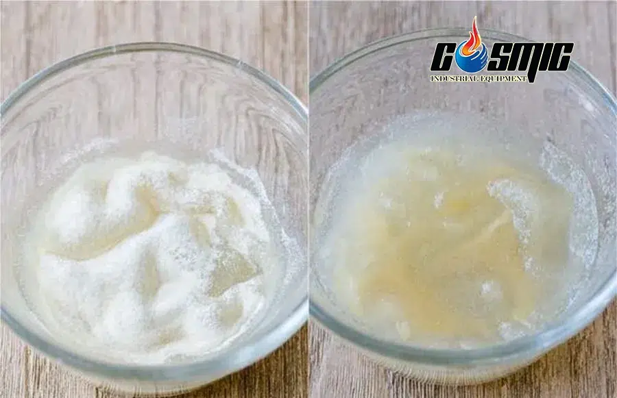 cho-gelatin-tan-chay-vao-hon-hop-tron-nhanh-tay-de-hoa-quyen