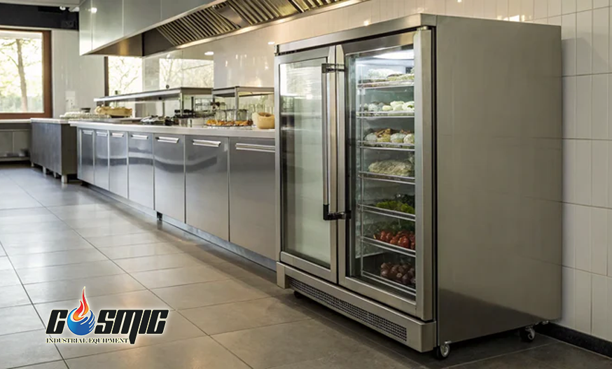 Kiểm tra vị trí lắp đặt bàn đông công nghiệp đảm bảo thiết bị được đặt thăng bằng