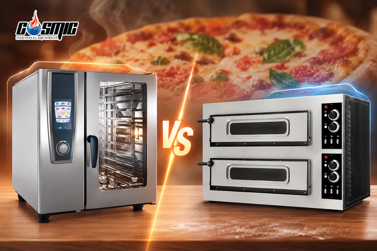 Điểm khác biệt giữa lò nướng đa năng và lò nướng pizza