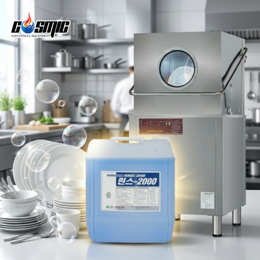 Lưu ý khi sử dụng hóa chất cho máy rửa chén